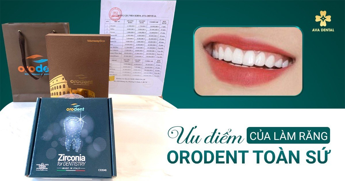 ưu điểm răng sứ Ordent