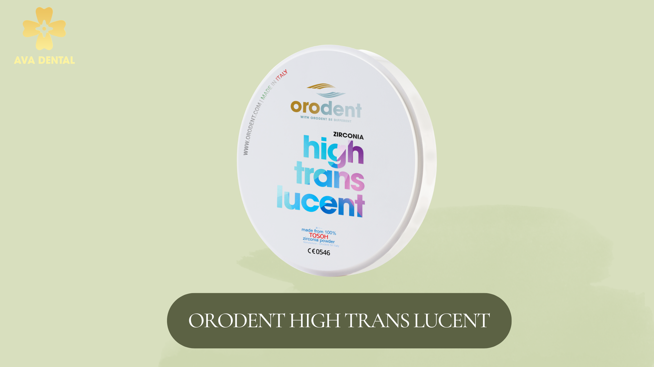 Răng sứ Orodent High Translucent Zirconia