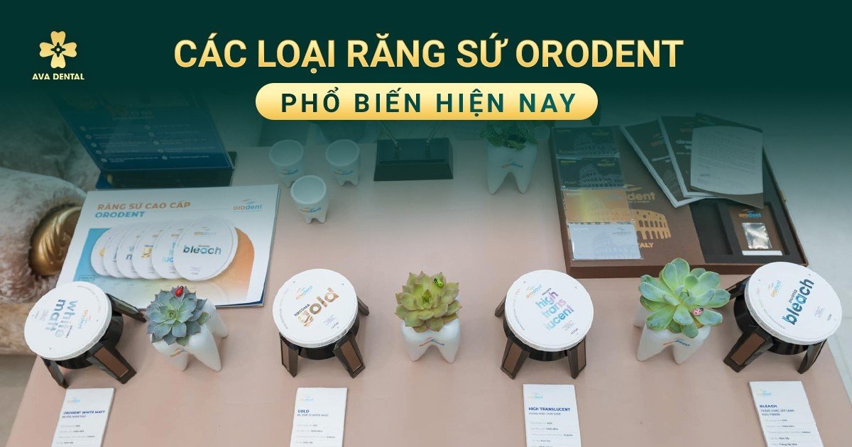 các loại sứ orodent hiện nay