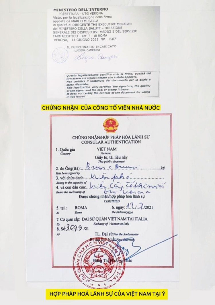Chứng Nhận Hợp Pháp Hóa Lãnh Sự
