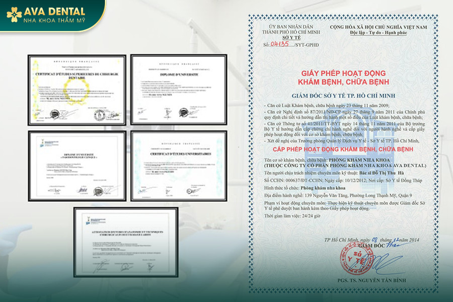 Top 5 Nha Khoa Niềng Răng Uy Tín Tại TP.HCM 17 so y te cap phep hoat dong