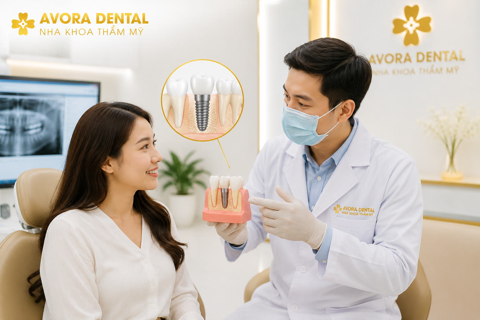 trồng răng implant có đau không