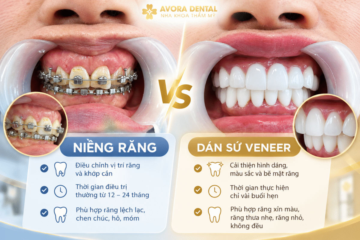 Niềng răng hay Veneer? Trường hợp nào nên lựa chọn? 2 Niềng răng hay Veneer